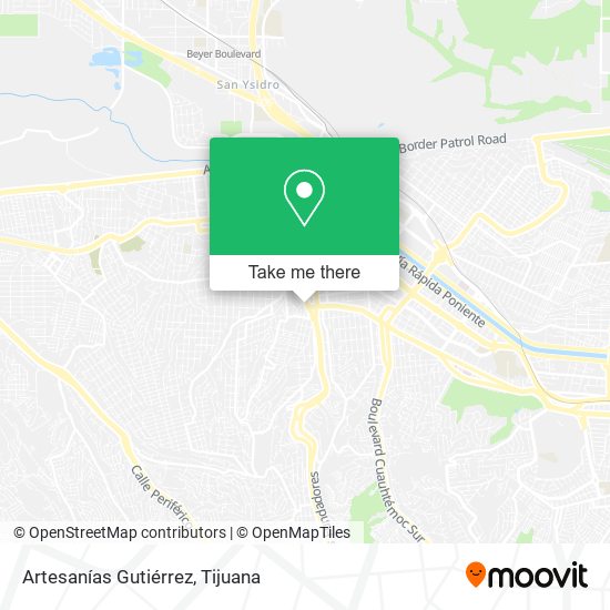 Artesanías Gutiérrez map