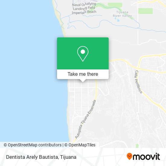 Mapa de Dentista Arely Bautista