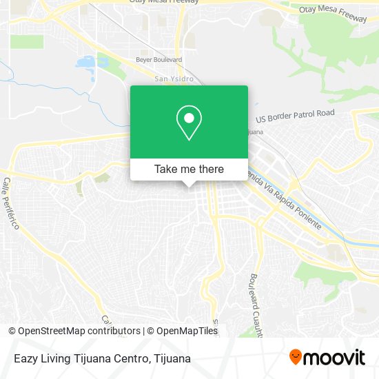 Eazy Living Tijuana Centro map