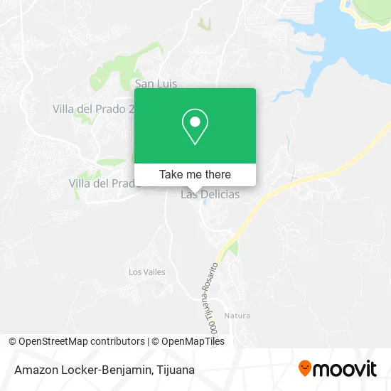 Amazon Locker-Benjamin map