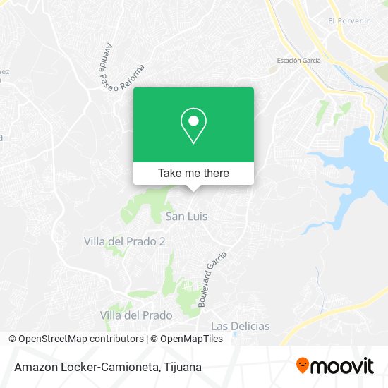 Amazon Locker-Camioneta map