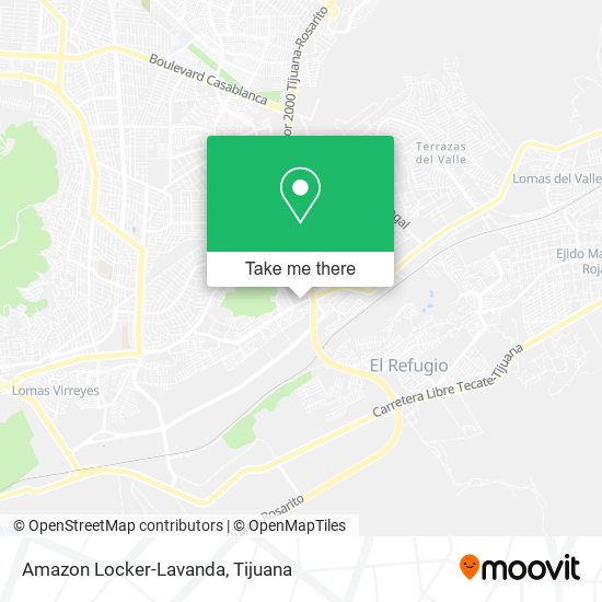 Amazon Locker-Lavanda map