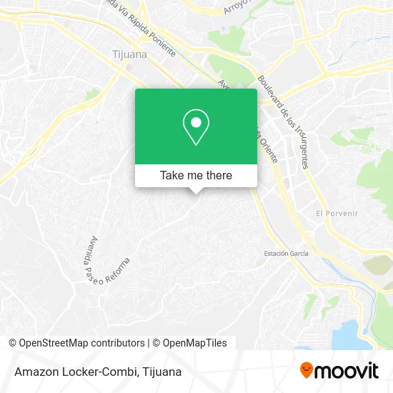 Amazon Locker-Combi map