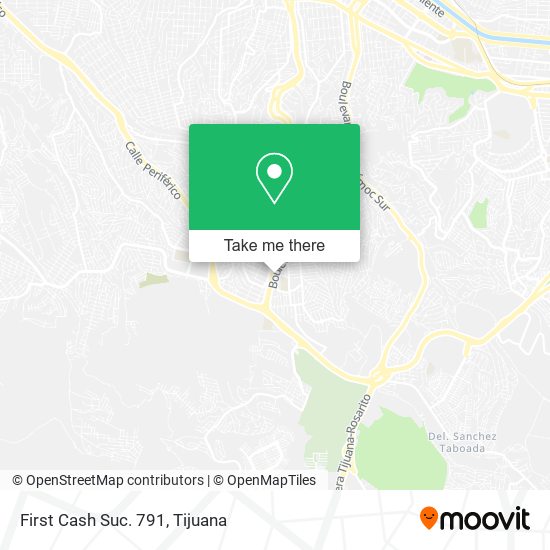 Mapa de First Cash Suc. 791
