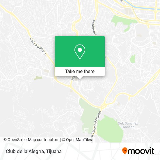 Club de la Alegría map