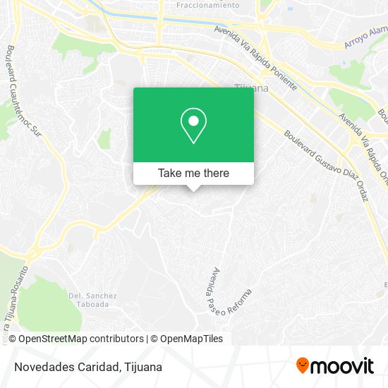 Mapa de Novedades Caridad