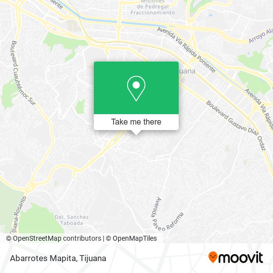 Abarrotes Mapita map