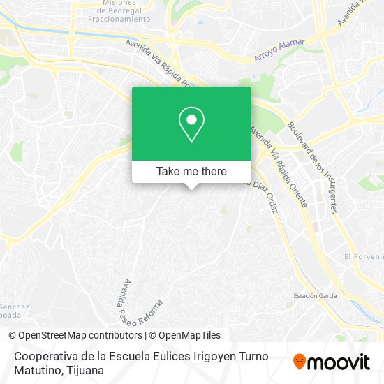 Cooperativa de la Escuela Eulices Irigoyen Turno Matutino map