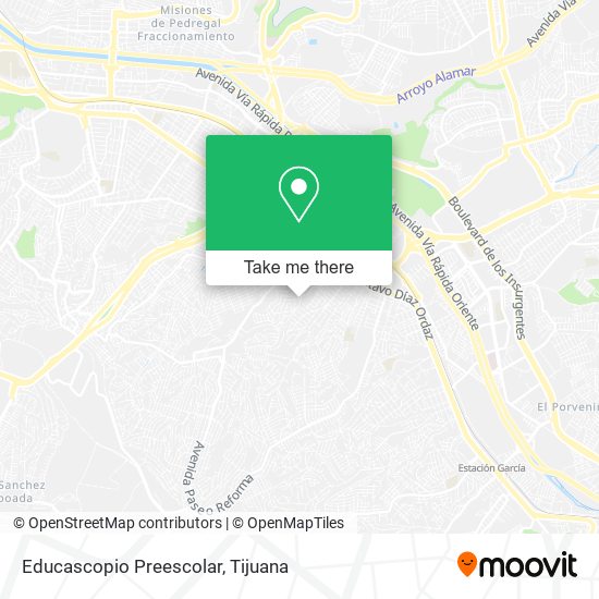 Educascopio Preescolar map
