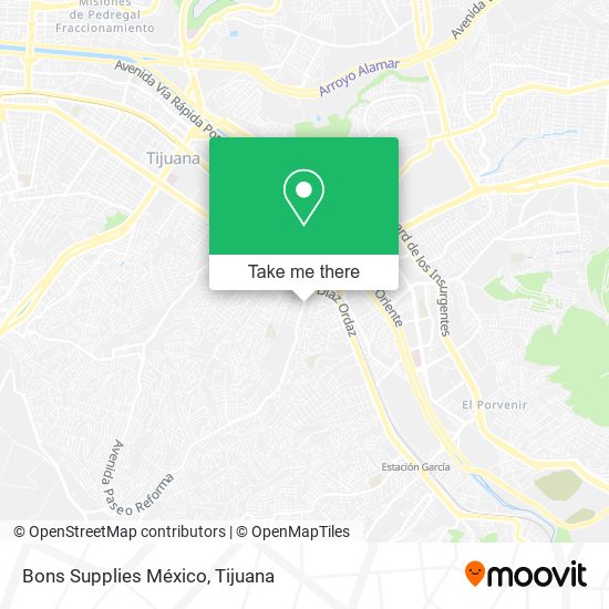 Mapa de Bons Supplies México