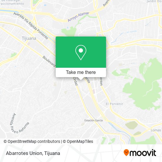 Mapa de Abarrotes Union