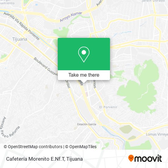 Cafetería Morenito E.Nf.T map