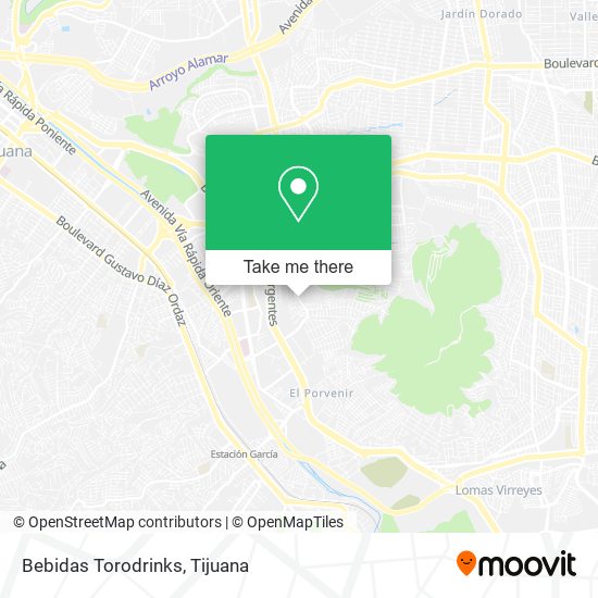 Bebidas Torodrinks map