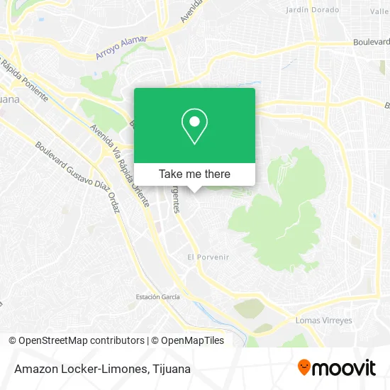 Amazon Locker-Limones map
