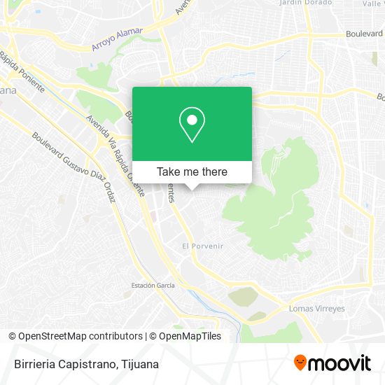 Mapa de Birrieria Capistrano