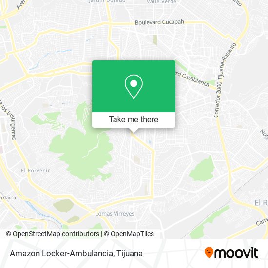 Mapa de Amazon Locker-Ambulancia