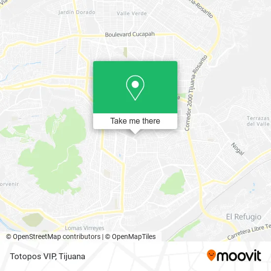 Totopos VIP map
