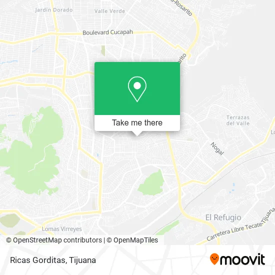 Ricas Gorditas map