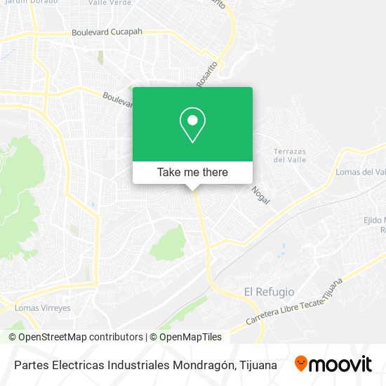 Partes Electricas Industriales Mondragón map