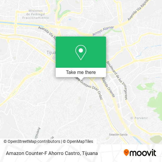 Amazon Counter-F Ahorro Castro map