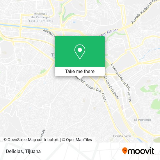 Delicias map