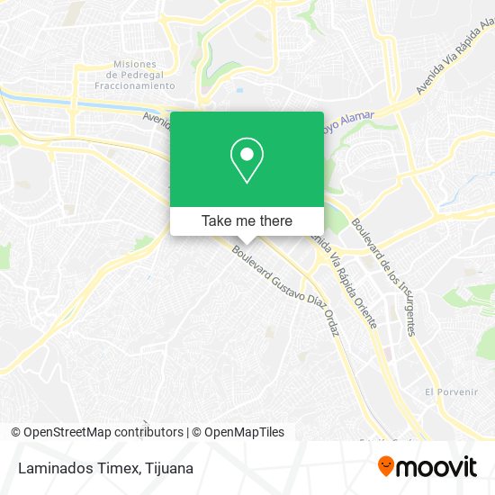 Laminados Timex map