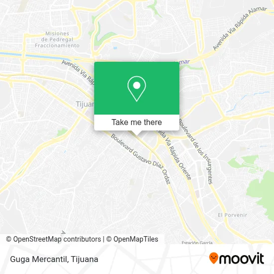Guga Mercantil map