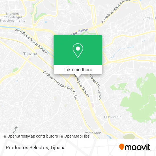 Productos Selectos map