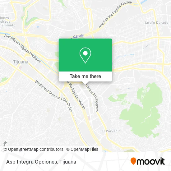 Mapa de Asp Integra Opciones