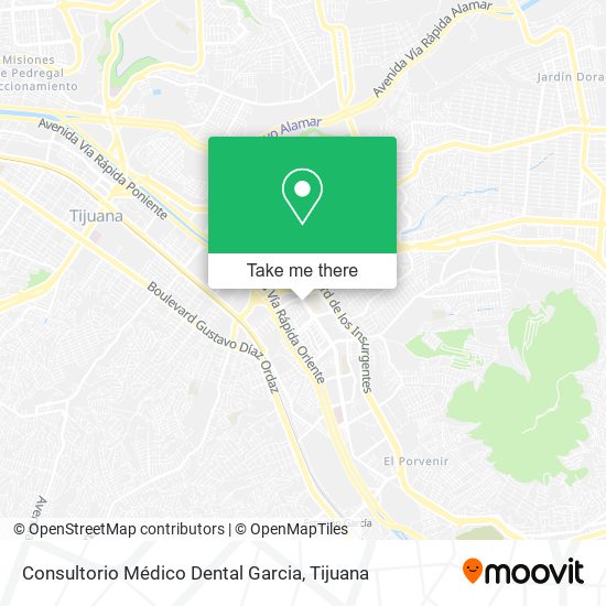 Mapa de Consultorio Médico Dental Garcia