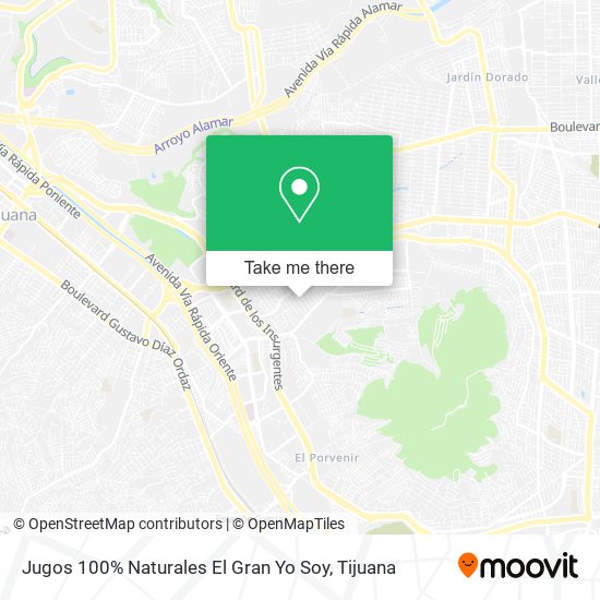 Jugos 100% Naturales El Gran Yo Soy map