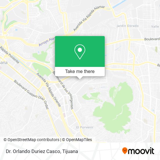 Mapa de Dr. Orlando Duriez Casco
