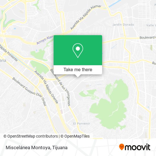 Miscelánea Montoya map