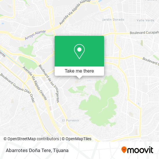 Abarrotes Doña Tere map