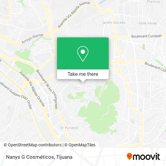 Mapa de Nanys G Cosméticos