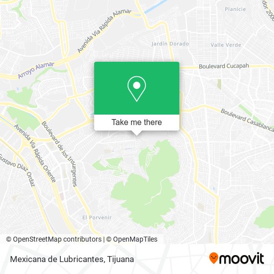 Mexicana de Lubricantes map