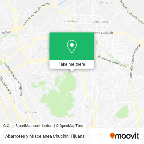 Abarrotes y Miscelánea Chuchin map