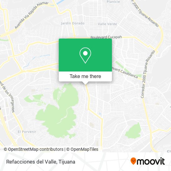 Mapa de Refacciones del Valle