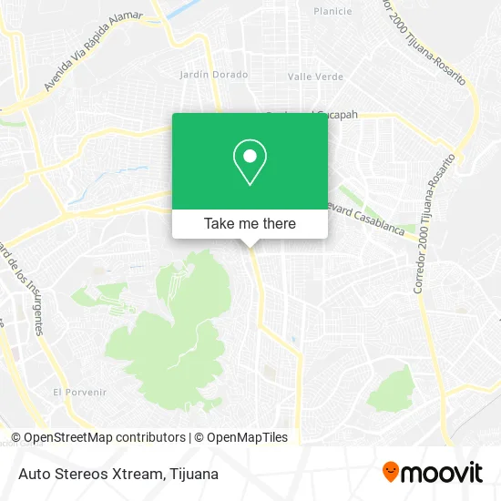 Auto Stereos Xtream map