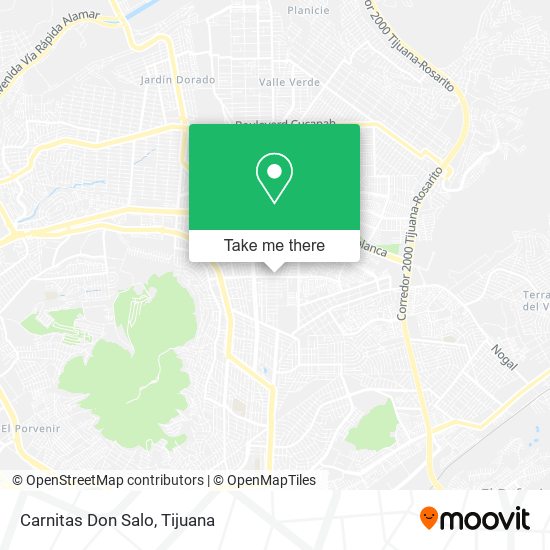 Mapa de Carnitas Don Salo