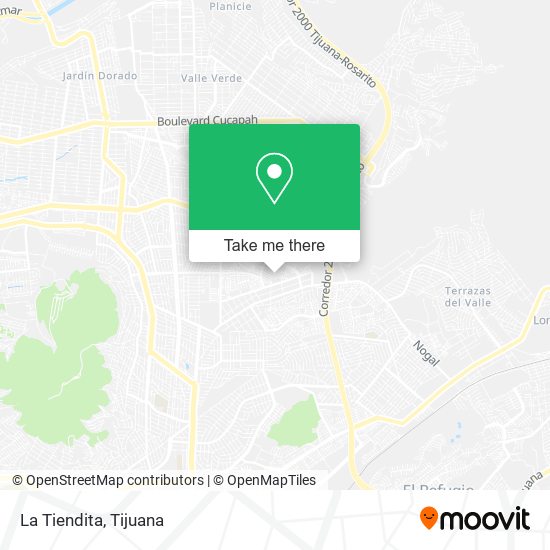 La Tiendita map