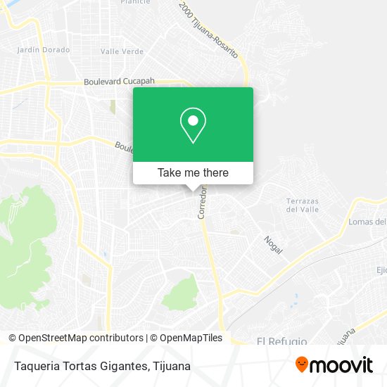 Taqueria Tortas Gigantes map
