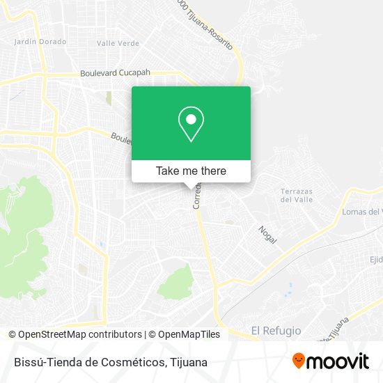 Mapa de Bissú-Tienda de Cosméticos