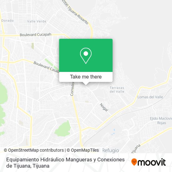 Equipamiento Hidráulico Mangueras y Conexiones de Tijuana map