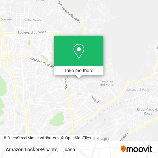 Amazon Locker-Picante map