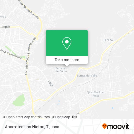 Abarrotes Los Nietos map