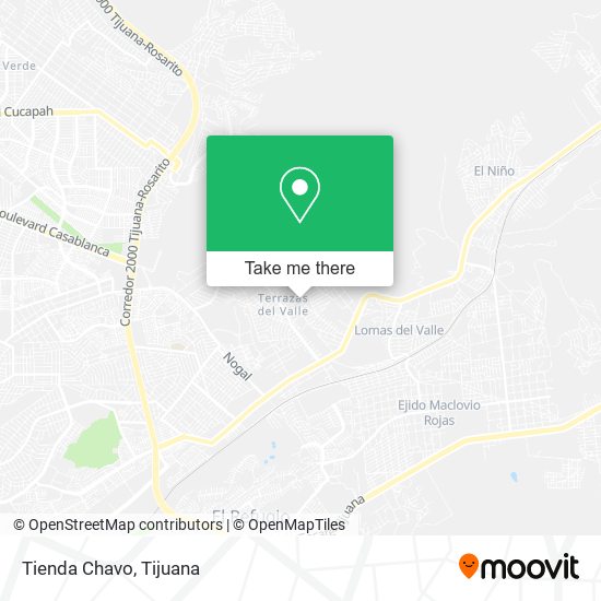Tienda Chavo map