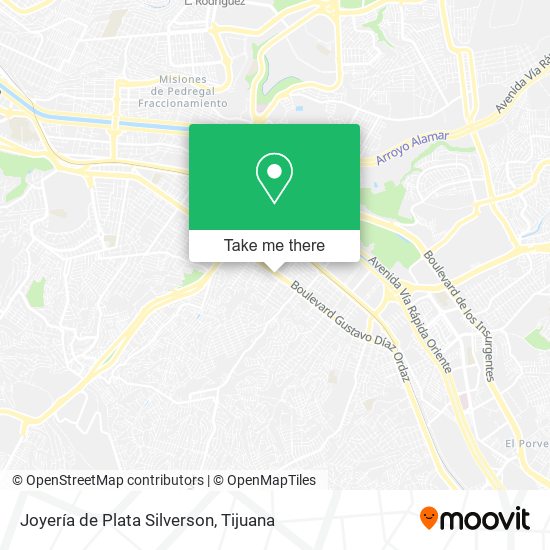 Joyería de Plata Silverson map