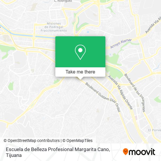 Escuela de Belleza Profesional Margarita Cano map