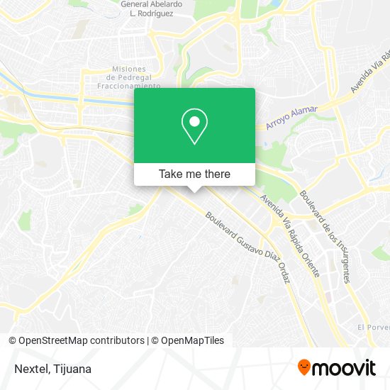 Nextel map